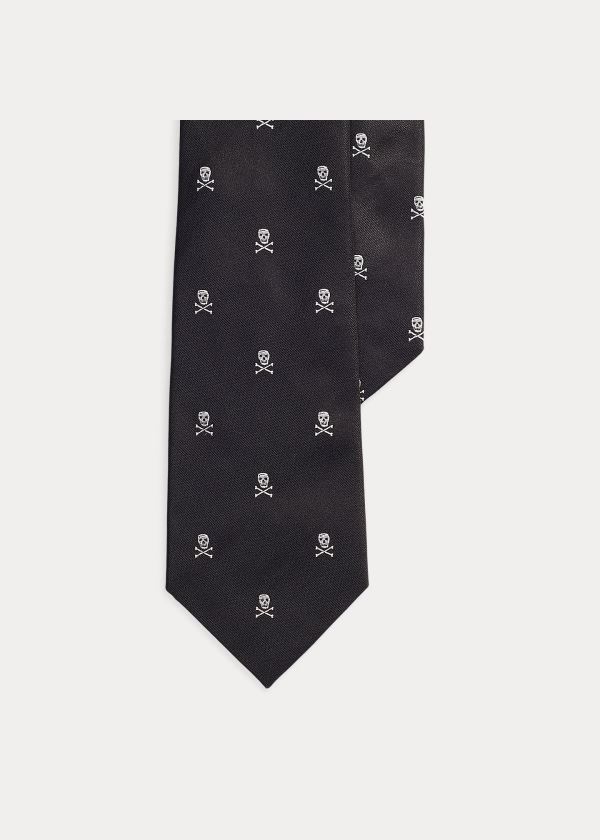 Ralph Lauren Skull-and-Crossbones Repp Slips Herre Danmark (JXIFH0146)